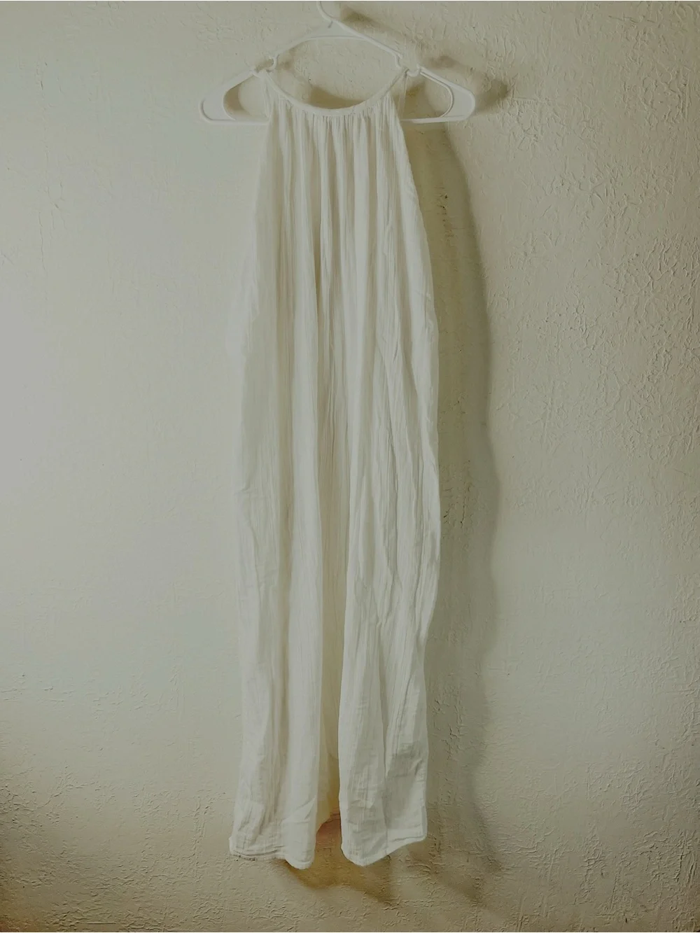 Mara Hoffman Crinkled Cotton Gauze Midi Dress in White 100% Organic Cotton - Picture 9 of 14